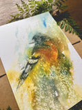Baltimore Oriole Watercolor A7 Greeting Card