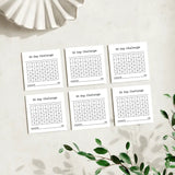 30-Day Challenge Tracker: 50 Sheet Post-It Note Notepad