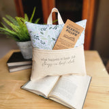 What Happens...Book Club, Reading Pillow, Tiny Flowers
