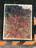 Chanterelles 8x10in Screenprint