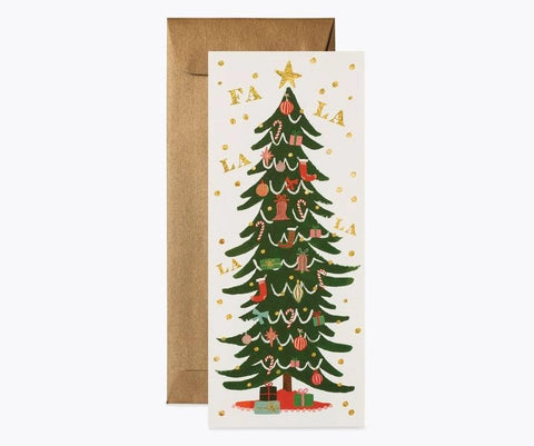 Fa La La No.10 Christmas Tree Card
