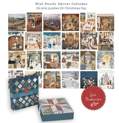 Loré Pemberton Advent Calendar - Set of 24 Mini Puzzles