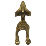 Antiqued Solid Brass Fox Door Knocker - Home Accents
