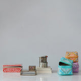 Brass & Glass Display Box with Scalloped Edges