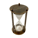Small Antiqued Vintage Brass Sand Timer