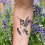 Hummingbird Temporary Tattoo