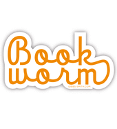 Book Worm Sticker (LoveLit)