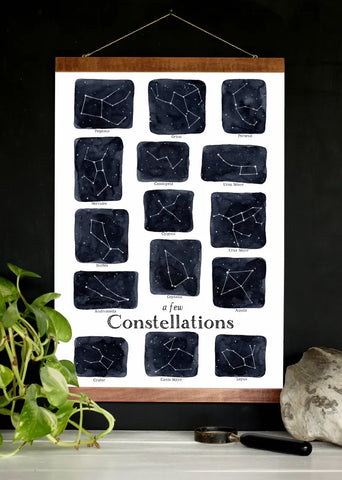 Home School Poster - A Few Constellations - 12 x 18
