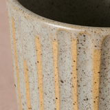 Sundara Fluted Ceramic Mug - Gray