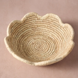 Seba Scalloped Palm Leaf Basket
