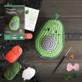 Crochet Your Veggies Amigurumi Kit Avocado: Everything You Need Is Included: 100%-Cotton Yarn, Crochet Hook, Stitch Marker, Tapestry Needle, Fiberfill - Ingram