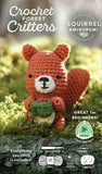 Crochet Forest Critters Amigurumi Kit Squirrel: Everything You Need Is Included: 100%-Cotton Yarn, Crochet Hook, Stitch Marker, Tapestry Needle, Fiber