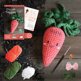 Crochet Your Veggies Amigurumi Kit Carrot: Everything You Need Is Included: 100%-Cotton Yarn, Crochet Hook, Stitch Marker, Tapestry Needle, Fiberfill, - Ingram