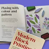 Modern Block Printing: Over 15 Projects Designed to Be Printed by Hand by Rowan Sivyer