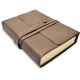 Charcoal Leather Journalino - 2 sizes