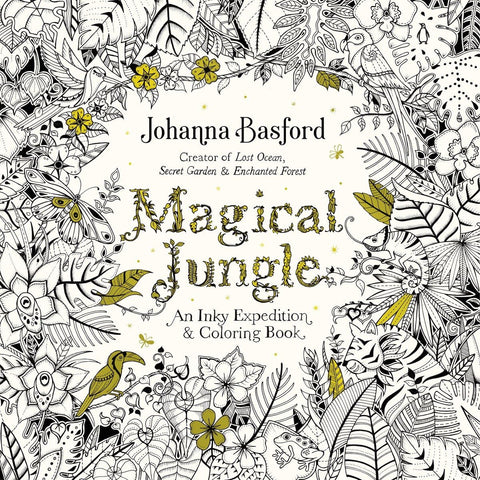 Magical Jungle: An Inky Expedition and Coloring Book