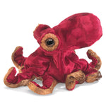 Mini Red Octopus Finger Puppet