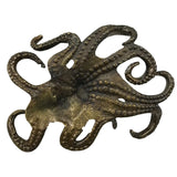 Antiqued Brass Coated Octopus Nautical