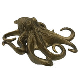 Antiqued Brass Coated Octopus Nautical