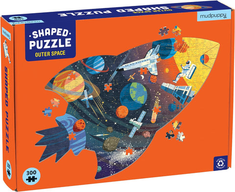 Shaped Scene Outer Space 300-Piece Puzzle