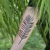 Palm Leaf Temporary Tattoo