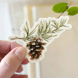 Pinecone Sticker