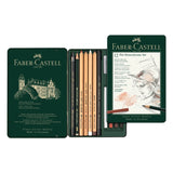 Pitt Monochrome Artist Pencil Drawing Set, Tin of 12