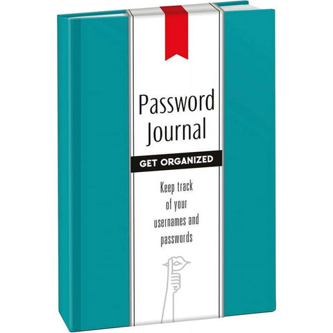 Password Journal: Caribbean Blue