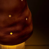 Small Lavender Mushroom Lamp w/ Plug