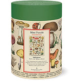 Mushrooms 240 Piece Cavallini Mini Puzzle