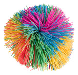Squishy, Soft & Colorful 3.5" Rainbow Pom Ball