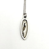 Antique Whispering Raven Pendant Necklace
