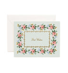 Rosa Best Wishes Card