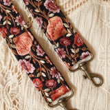 Sweet Pea Dark Multifunctional Handmade Embroidered Strap