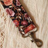 Sweet Pea Dark Multifunctional Handmade Embroidered Strap