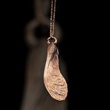 Copper Samara Seed Necklace