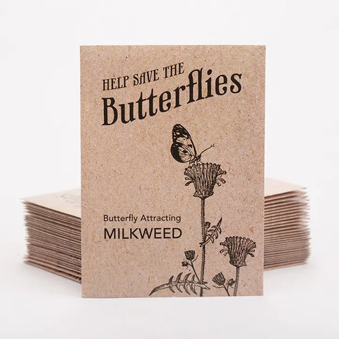 Help Save the Butterflies - Milkweed Mix Seed Packets