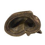 Antiqued Brass Sleeping Fox Tabletop Decor