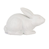 Stoneware Rabbit Shaped Lamp with Inline Switch, Bisque White
