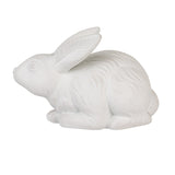 Stoneware Rabbit Shaped Lamp with Inline Switch, Bisque White
