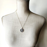 Sunlit Bloom Pendant Necklace - Sunflower Medallion