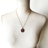Sunlit Bloom Pendant Necklace - Sunflower Medallion