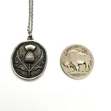 Thistle Necklace - Antique
