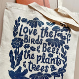 Tote Bag - Love Birds & Bees