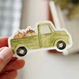 Pumpkin Truck Sticker
