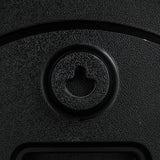 Metal Wall Clock, Black & White (Requires 1-AA Battery)