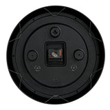 Metal Wall Clock, Black & White (Requires 1-AA Battery)