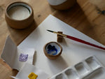 7-Pan Ceramic Artist Paint Palette GIFT SET - Watercolor Supplies
