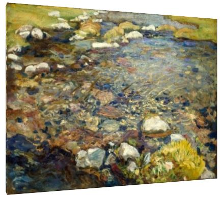 Val d'Aosta: A Stream over Rocks, 1909, John Singer Sargent Canvas Art –  nature+nurture