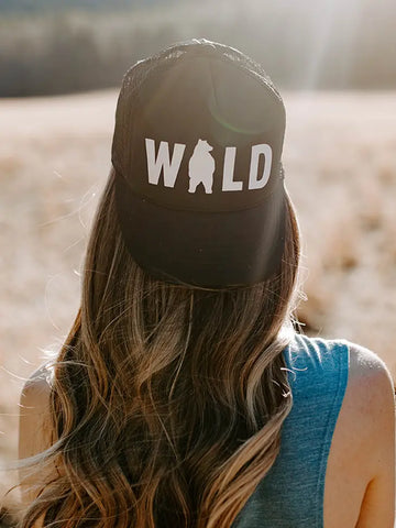 Adult Wild Bear Trucker Hat